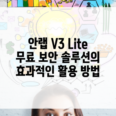 안랩 V3 Lite 무료 보안 솔루션의 효과적인 활용 방법