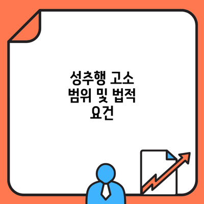 성추행 고소 범위 및 법적 요건