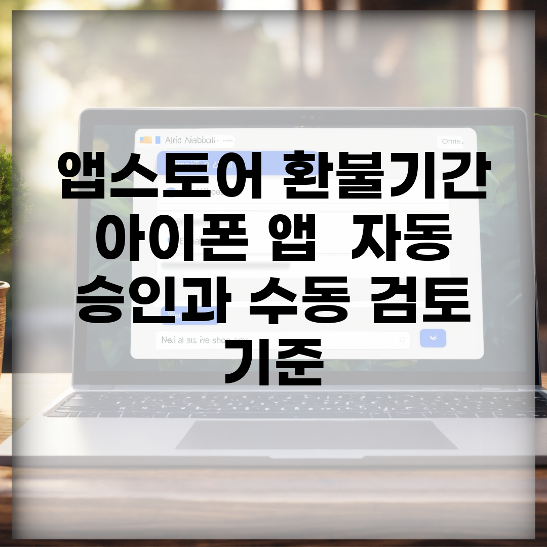 앱스토어 환불기간 아이폰 앱 | 자동 승인과 수동 검토 기준