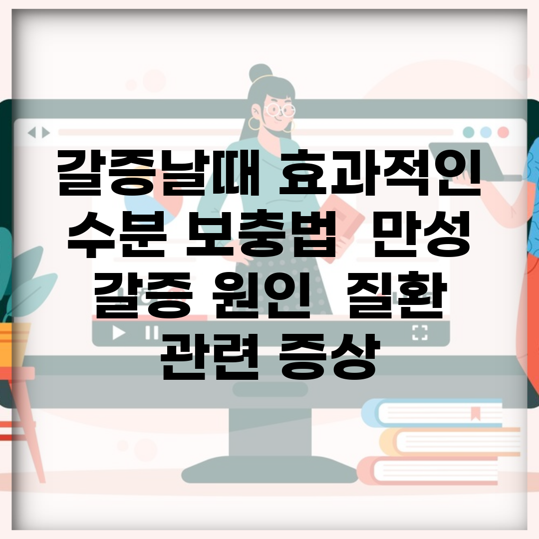 갈증날때 효과적인 수분 보충법 | 만성 갈증 원인 | 질환 관련 증상