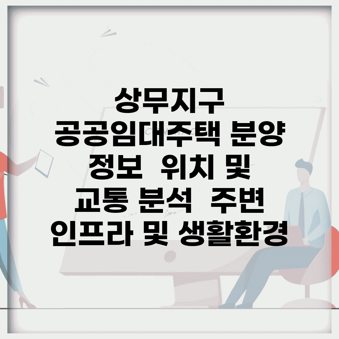 상무지구 공공임대주택 분양 정보 | 위치 및 교통 분석 | 주변 인프라 및 생활환경