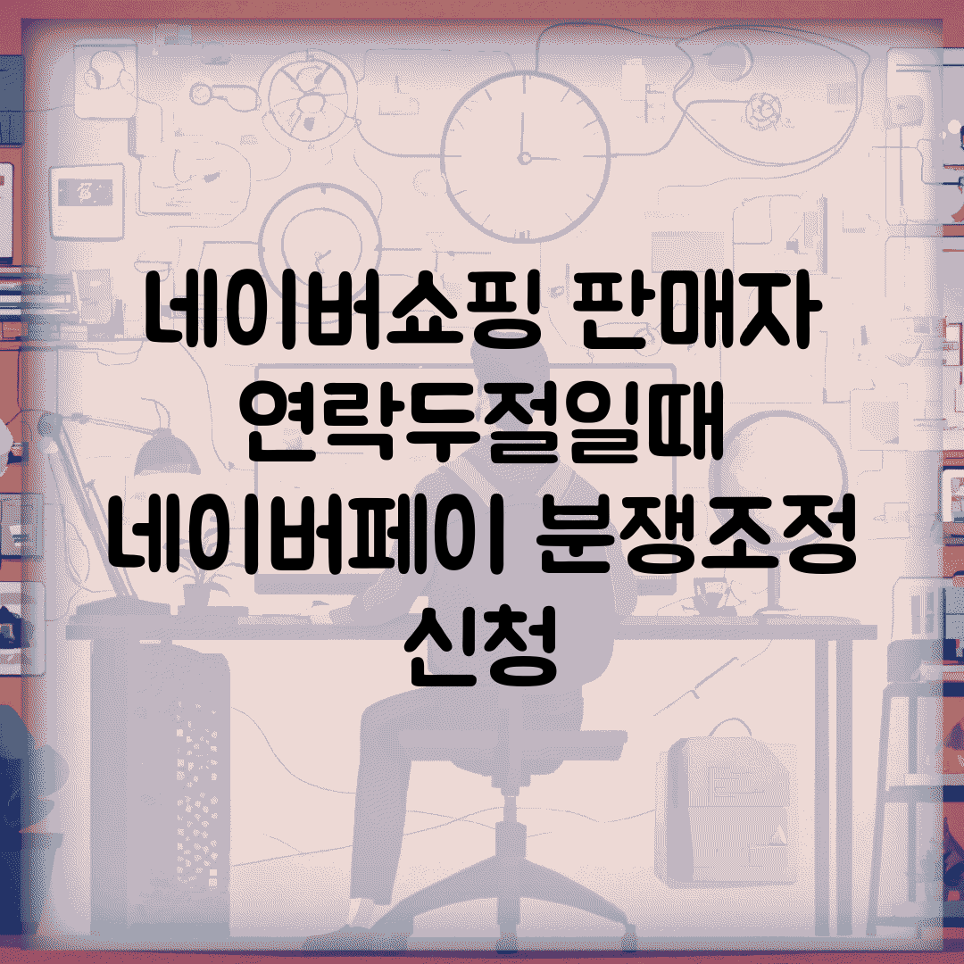 네이버쇼핑 판매자 연락두절일때 | 네이버페이 분쟁조정 신청