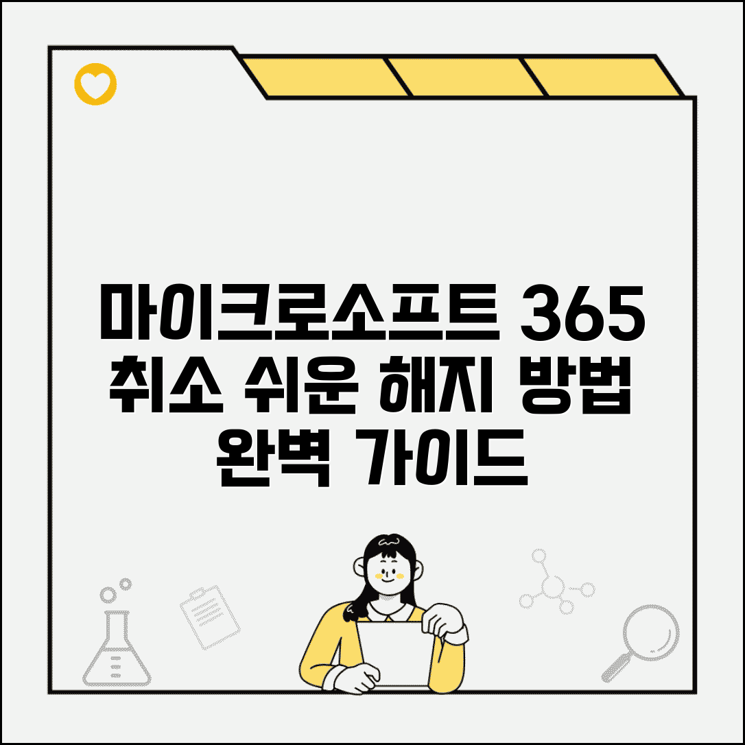 마이크로소프트 365 구독 취소 | 오피스 365 해지 완벽가이드