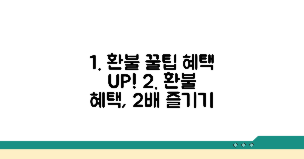 환불 정책 및 추가 혜택 활용 꿀팁