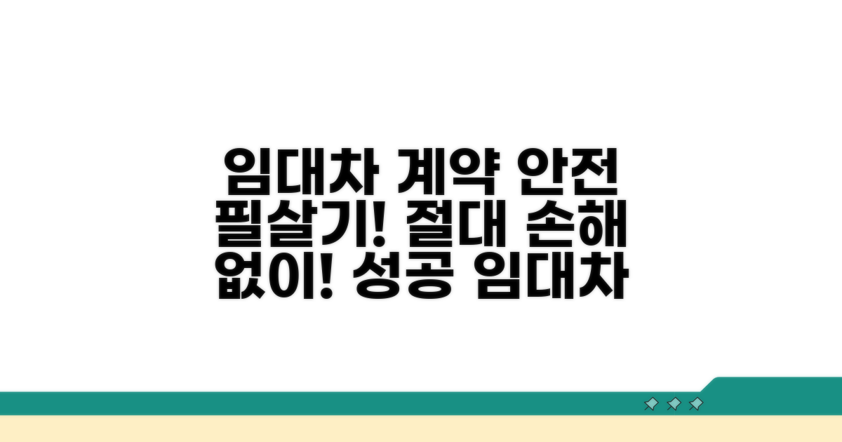 안전한 임대차 계약을 위한 팁