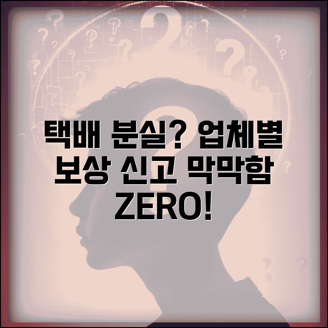 택배 분실됐을때 배송업체별 | 보상 절차와 분실 신고 방법