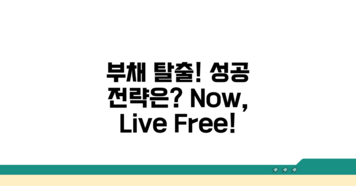 부채 탈출, 성공 전략은?