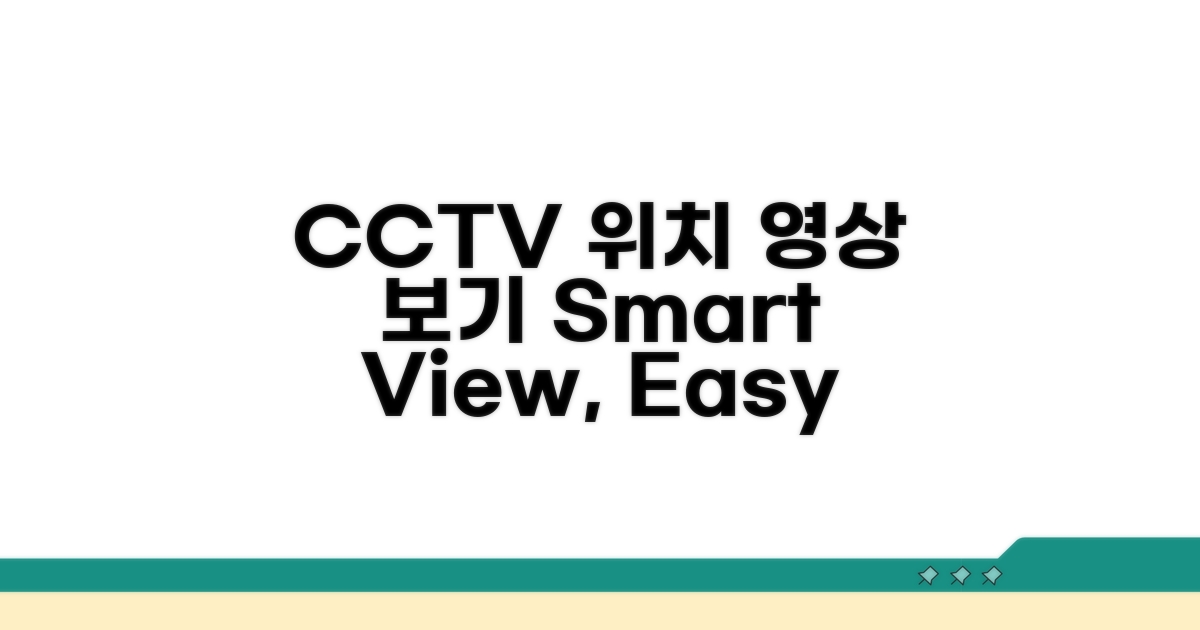 CCTV 위치와 영상 보는 법
