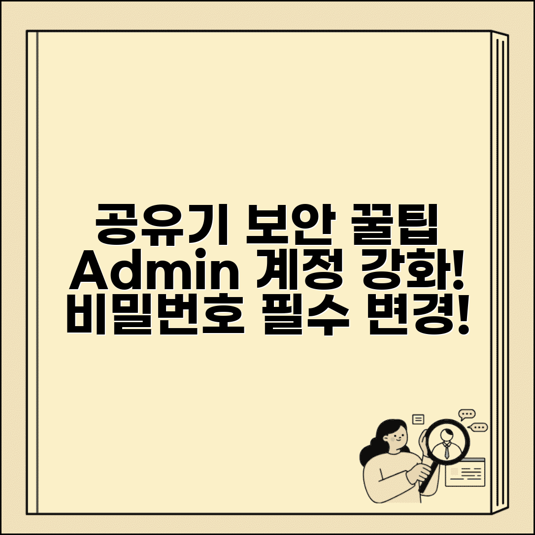 공유기 관리자 계정 보안 강화 | admin 기본 계정 변경하고 강력한 인증 시스템 구축