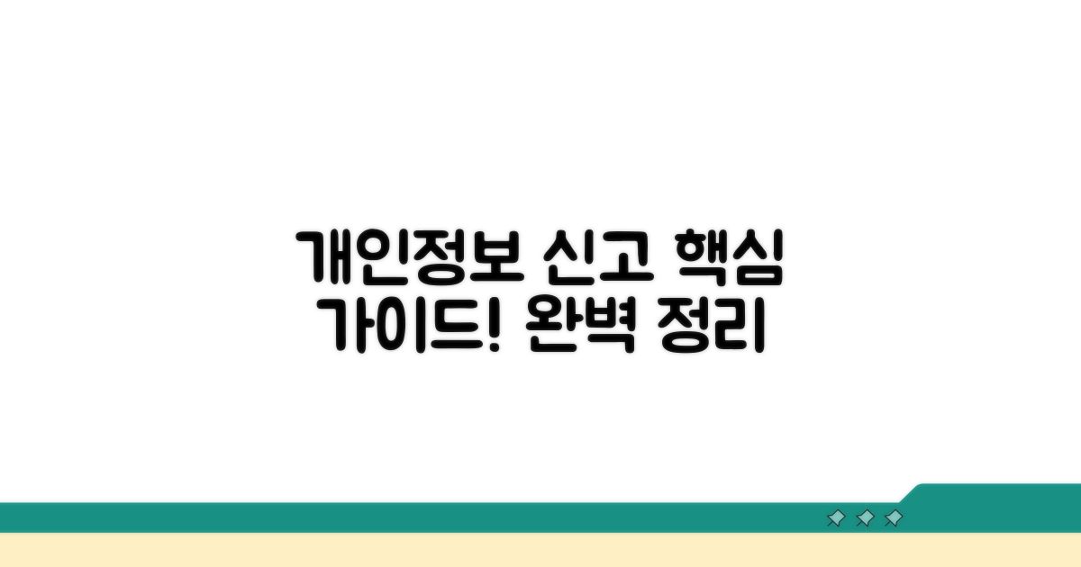 개인정보보호위원회 신고 가이드