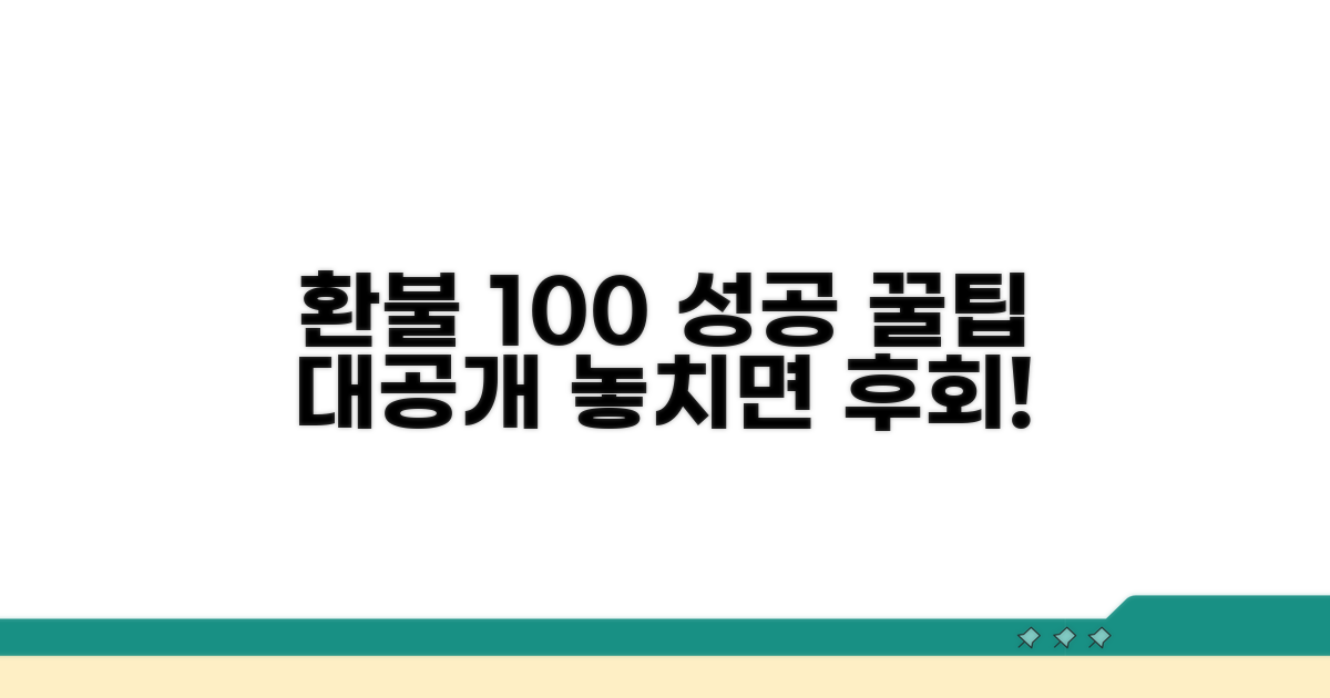 환불 성공률 높이는 꿀팁