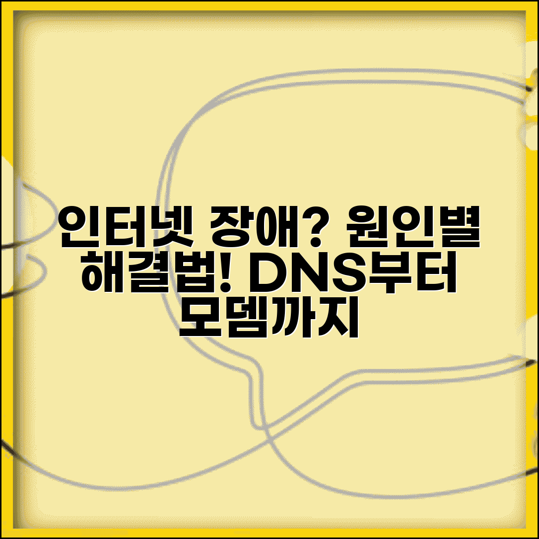 인터넷 안될때 원인별 해결법 | 모뎀부터 DNS까지 네트워크 장애 진단하고 복구하는 방법