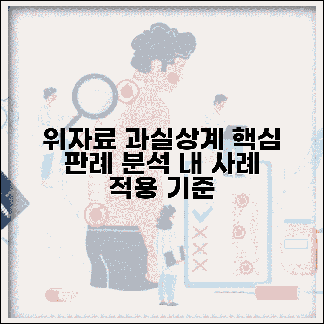 위자료 과실상계 판례 분석 | 실제 사례로 보는 과실상계 적용 기준