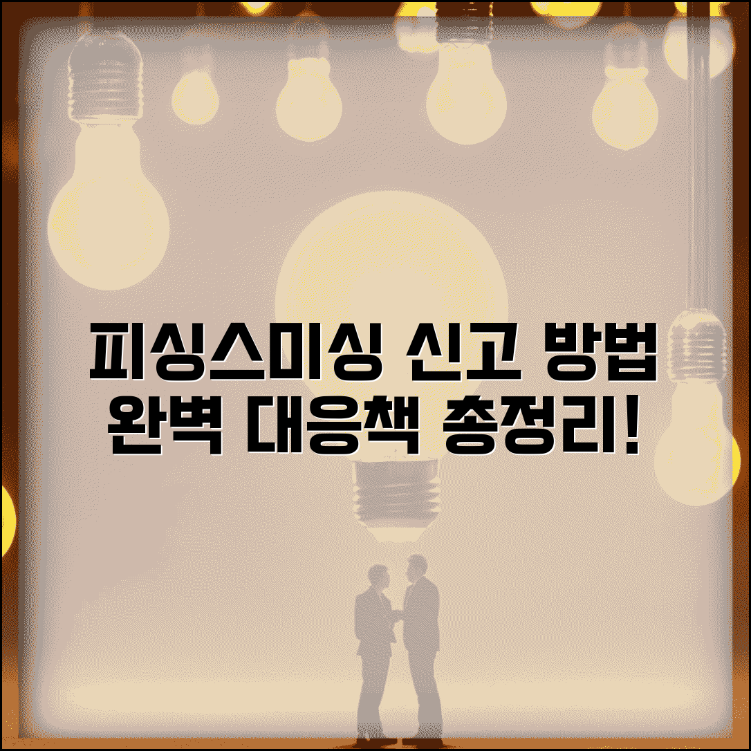 피싱 문자 신고 방법 어디에 | 스미싱 신고 방법과 대응