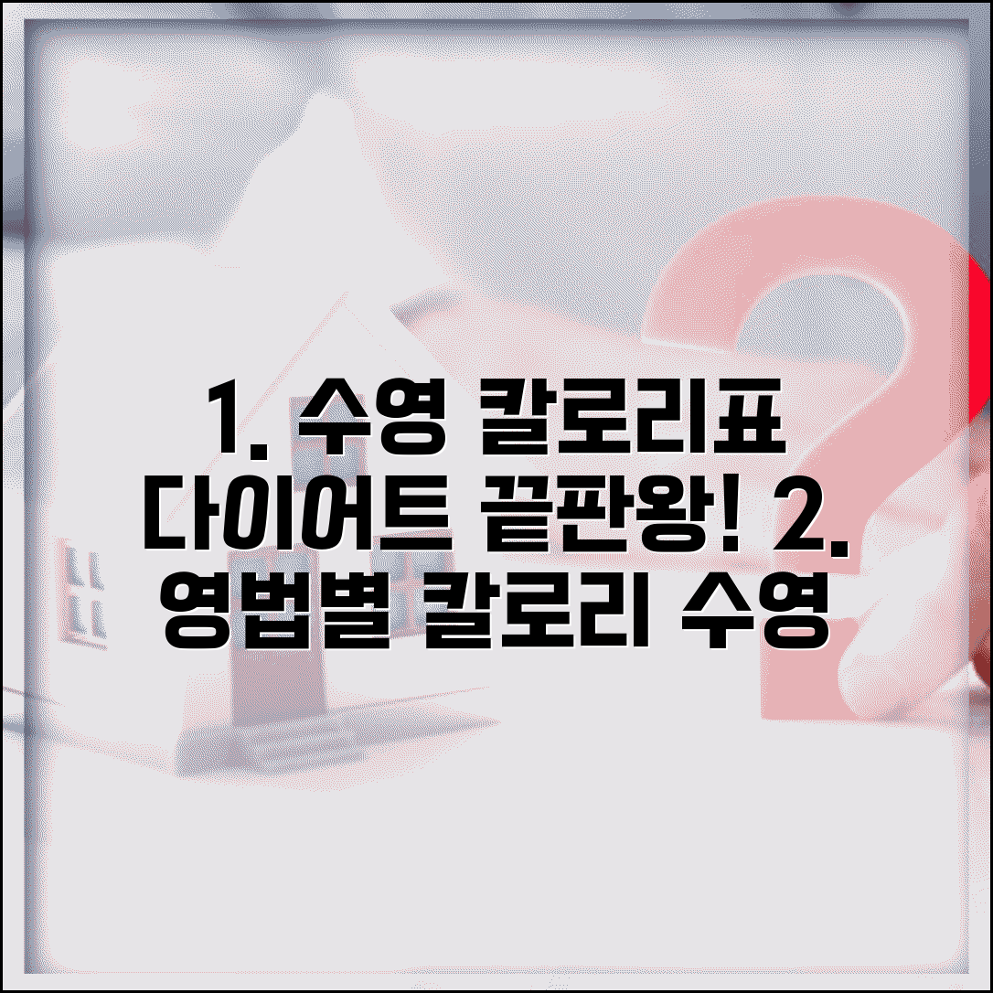 수영 영법별 칼로리 소모표와 수영 다이어트 완벽 가이드 총정리