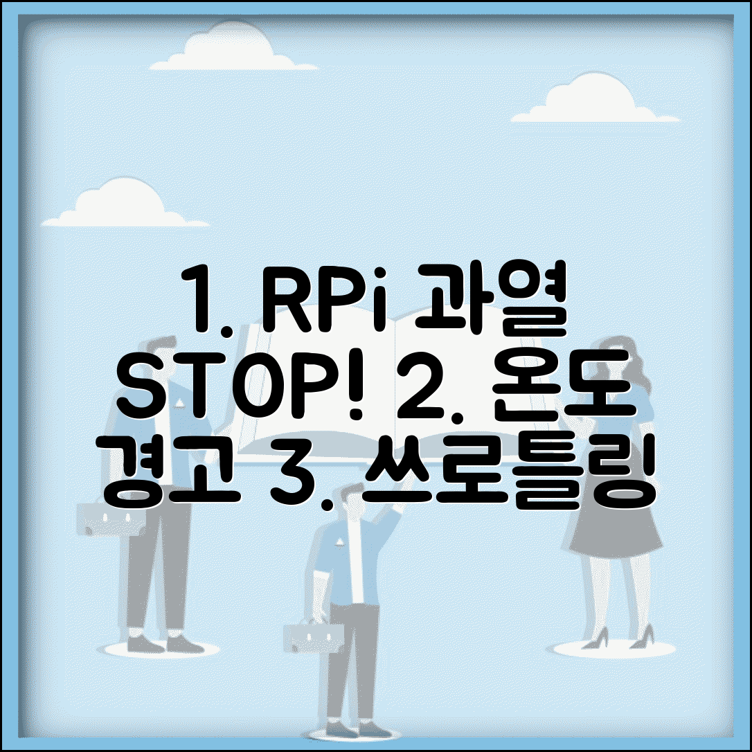Raspberry Pi 과열 쓰로틀링 | 라즈베리파이 온도 경고