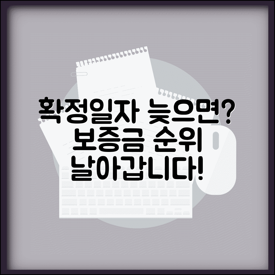 확정일자 늦게 받으면 생기는 일 | 보증금 보호 순위에 미치는 영향