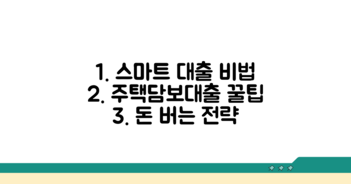 스마트한 주택담보대출 활용 전략