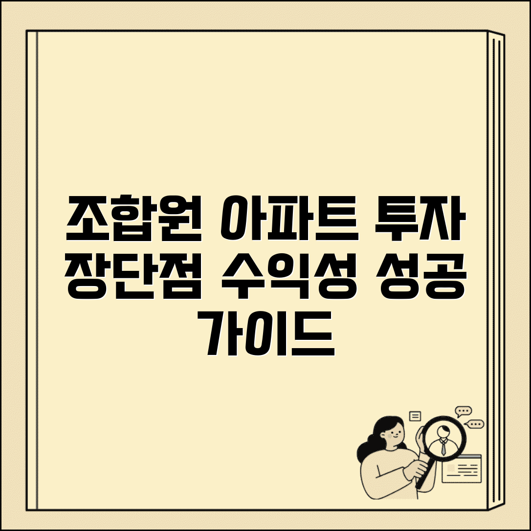 조합원 아파트 투자 가이드 | 재건축 재개발 조합원 아파트 장단점과 수익성