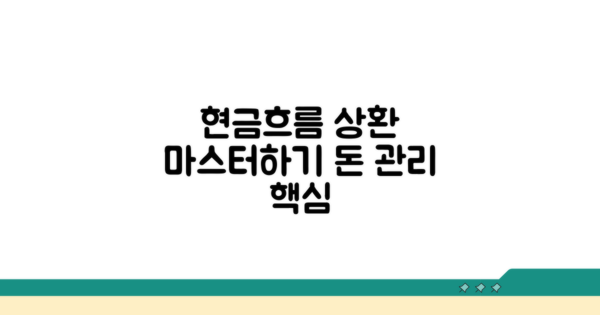 현금 흐름 관리와 상환 계획
