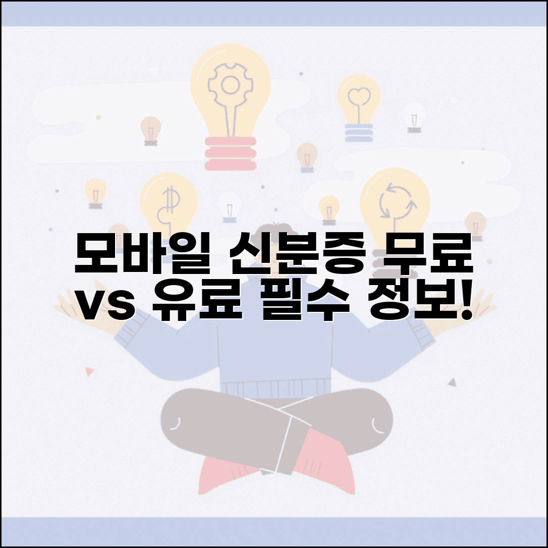 모바일 신분증 발급비용 정확히 알기 | 무료 vs 유료 옵션 비교, 신청 조건 및 혜택 총정리