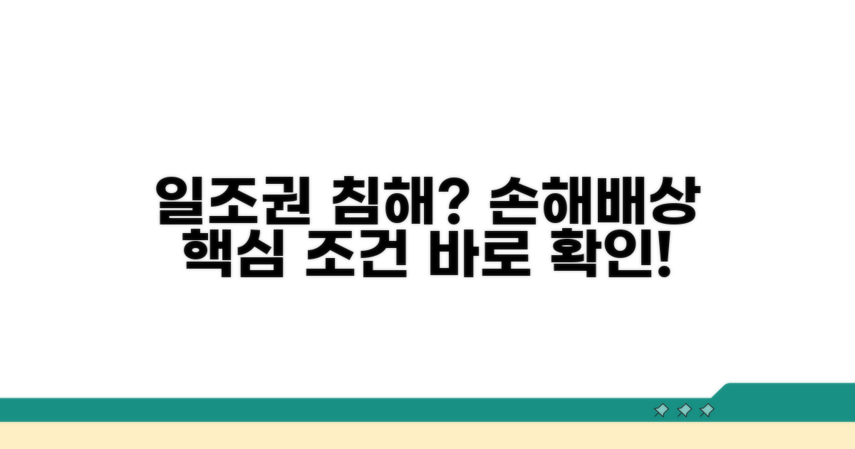 일조권 침해 손해배상 기본 조건