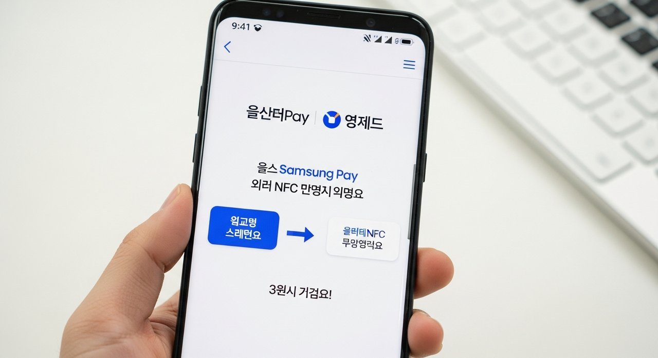 울산페이 삼성페이 연동, 갤럭시 NFC 결제 설정 3단계면 끝!