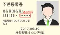 주민등록번호 체계 설명 이미지
